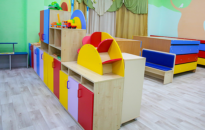 Игровые стеллажи для детских садов купить оптом