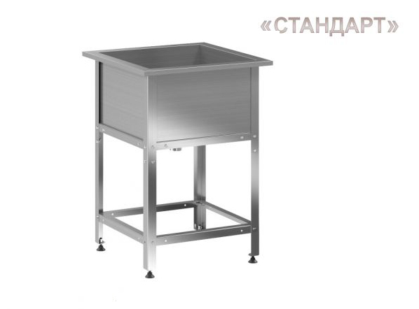 Ванна моечная из нержавейки AISI 430 в в Северобайкальске для школьного общепита, столовой и ресторана фото 2